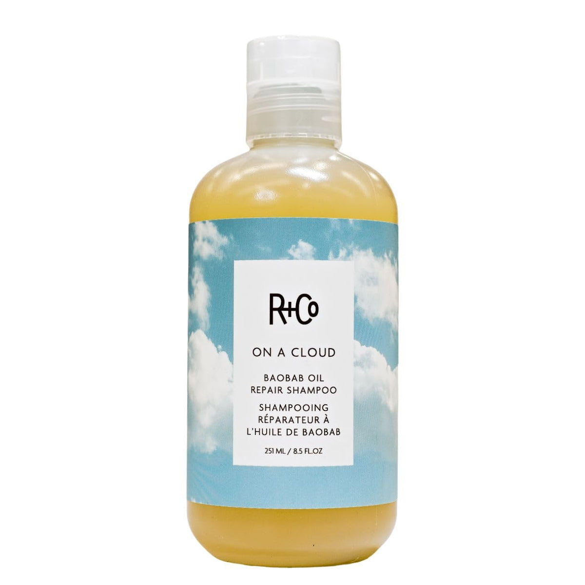 White Smoke R+Co ON A CLOUD Baobab Repair Shampoo, 8.5 OZ