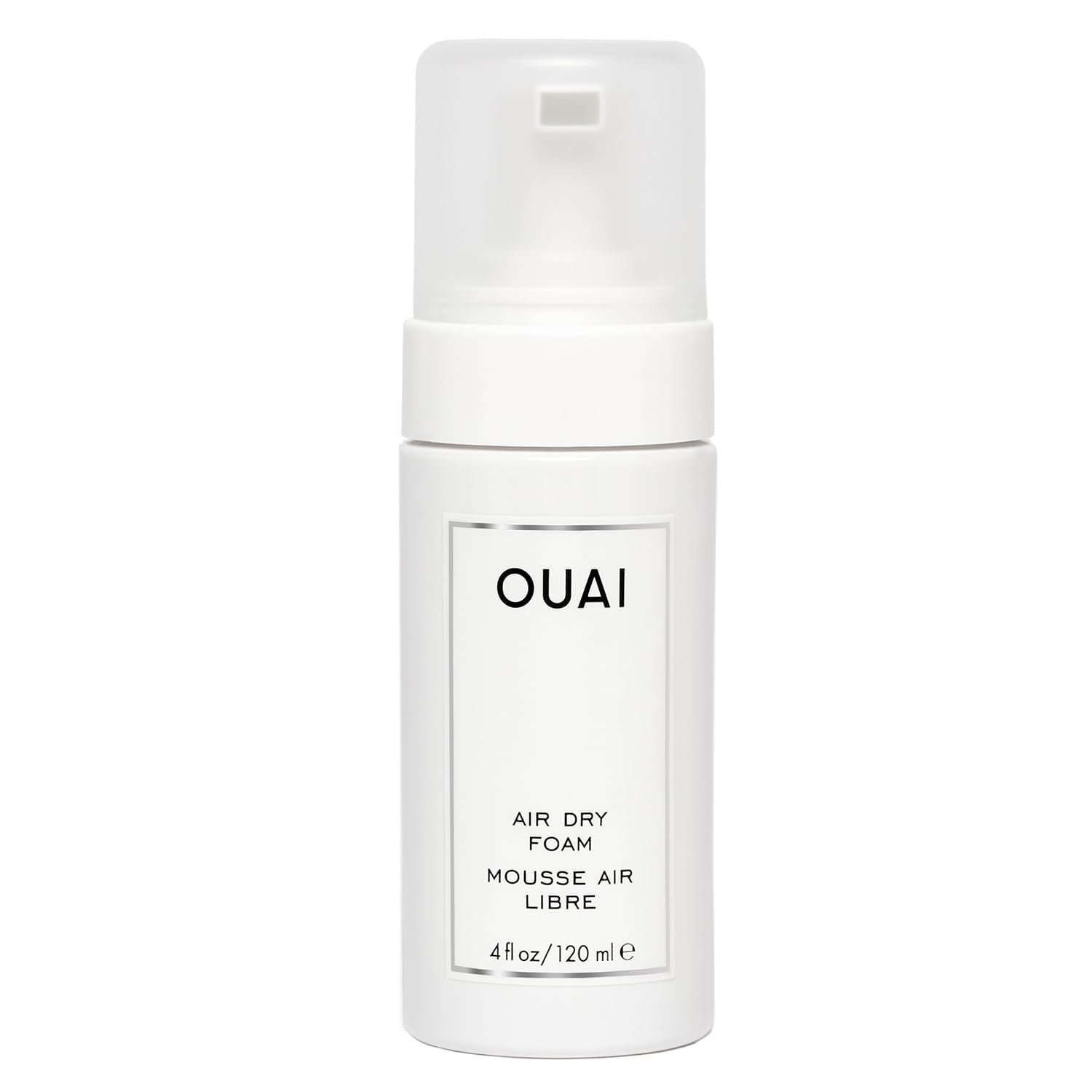 Lavender OUAI Air Dry Foam - Hair Mousse for Curly Hair & Beach Waves - Conditioning & Detangling With Kale and Carrot Extract - Paraben, Phthalate and Sulfate Free (4 Oz)