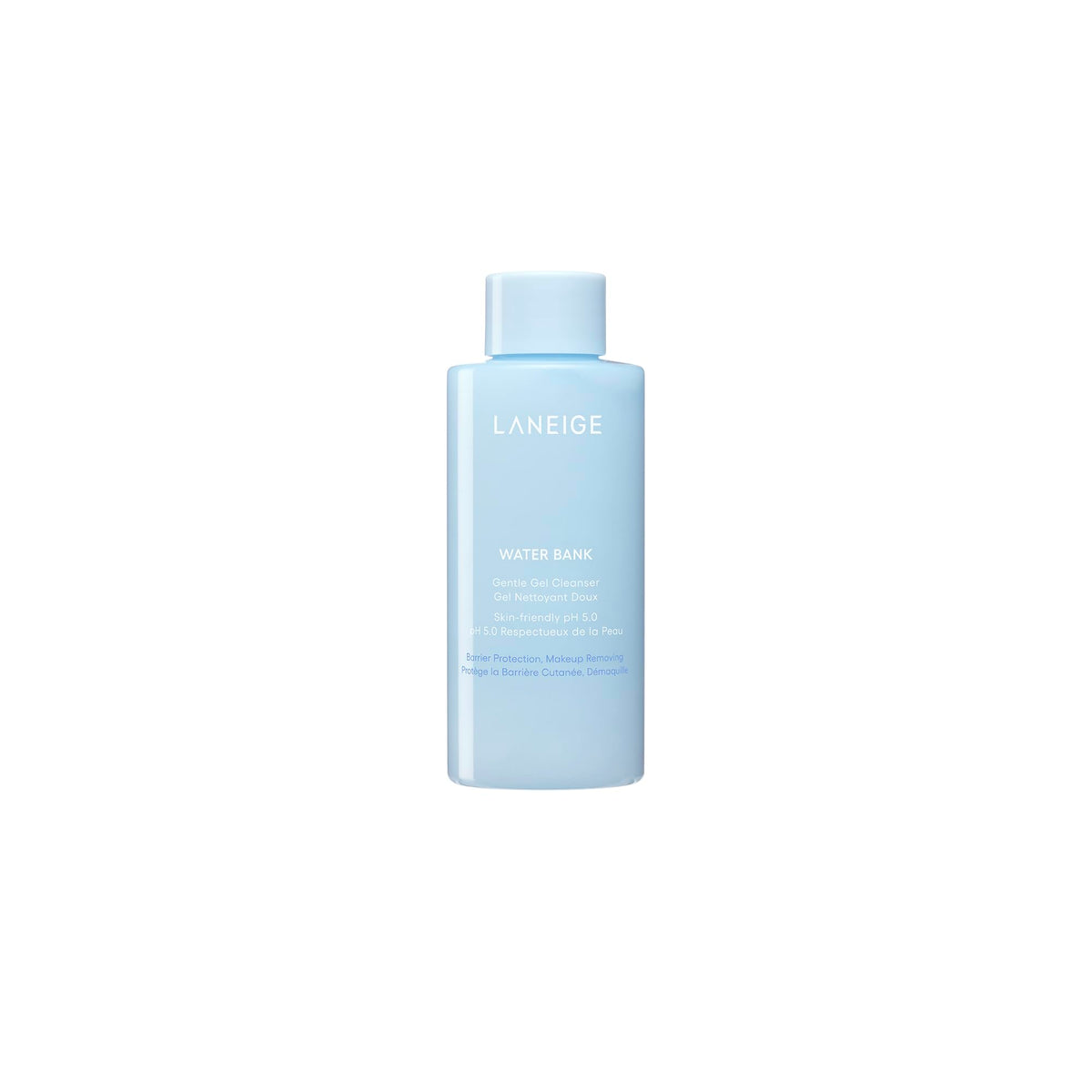 Light Blue LANEIGE Water Bank Gentle Gel Facial Cleanser
