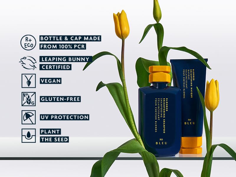 White Smoke R+Co BLEU BLONDED Brightening Shampoo, 8.5 Oz