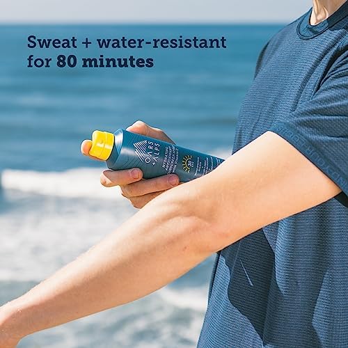 Steel Blue Oars + Alps SPF 30 Body Sunscreen Spray, Clear + Lightweight, 1pk, 6oz