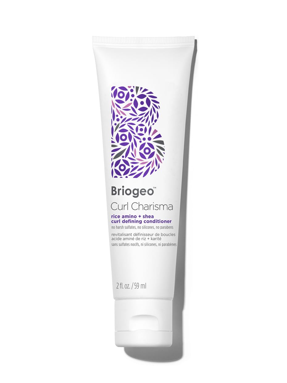 White Smoke Briogeo Curl Charisma Rice Amino + Avocado Hydrating Shampoo