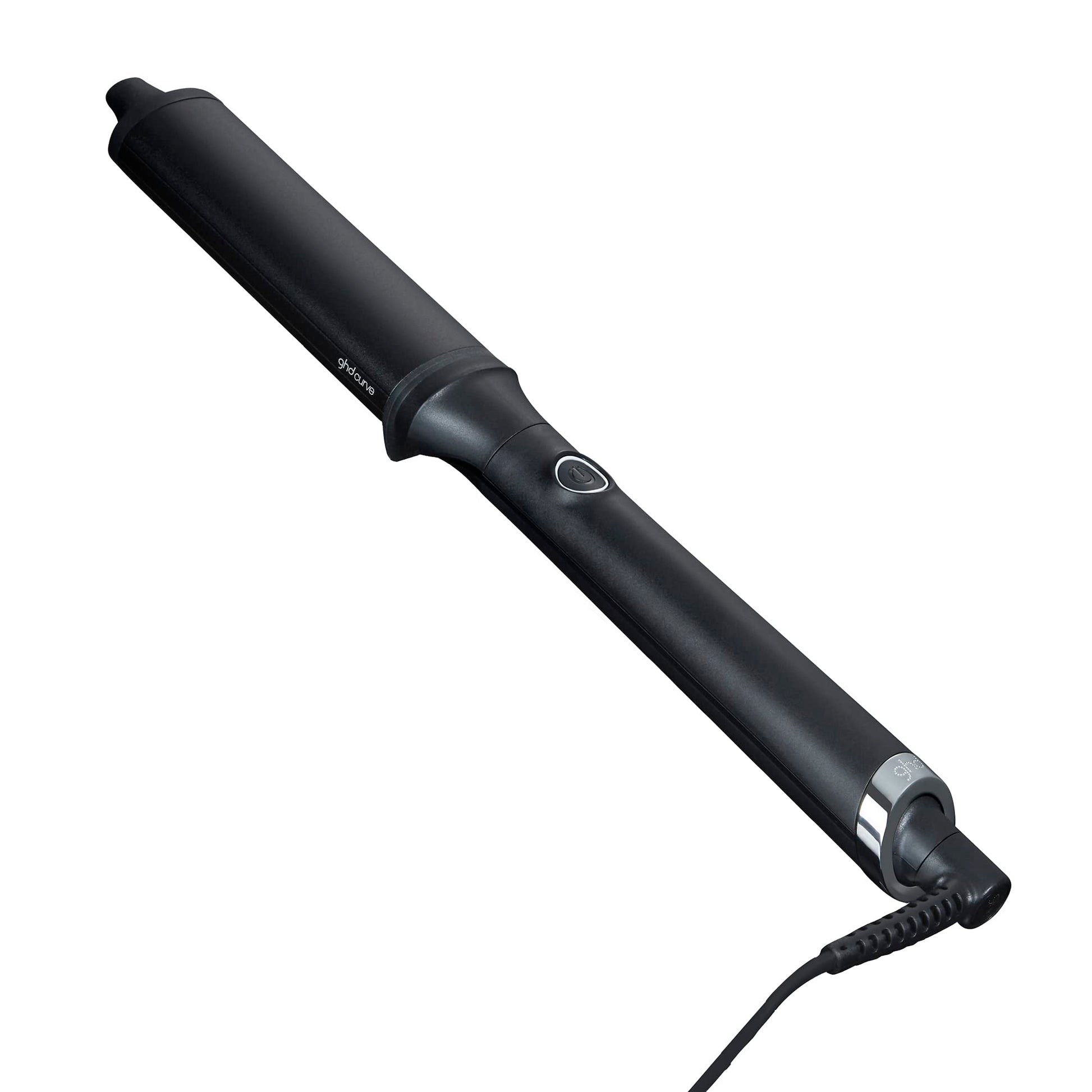 White Smoke ghd Curve Classic Wave Curling Wand - 0.5” to 1.5” Oval Ceramic Wand for Beachy Waves and Hollywood Curls - 365ºF Safer Hair Styling Technology, Cool Tip, and Auto Sleep Mode - Black
