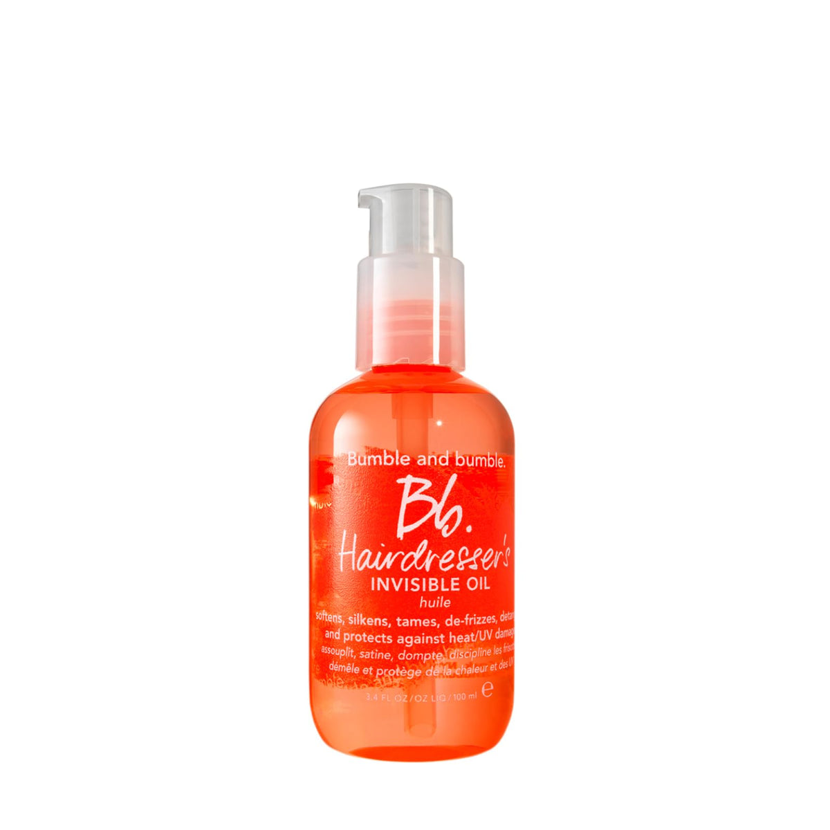White Smoke Bumble and bumble. Hairdresser's Invisible Oil Frizz-Reducing Hair Oil | Heat Protection, Anti Frizz + Shine | Curly, Wavy, Straight | With Grapeseed, Coconut + Argan Oils, Travel Size, 0.85 Fl Oz