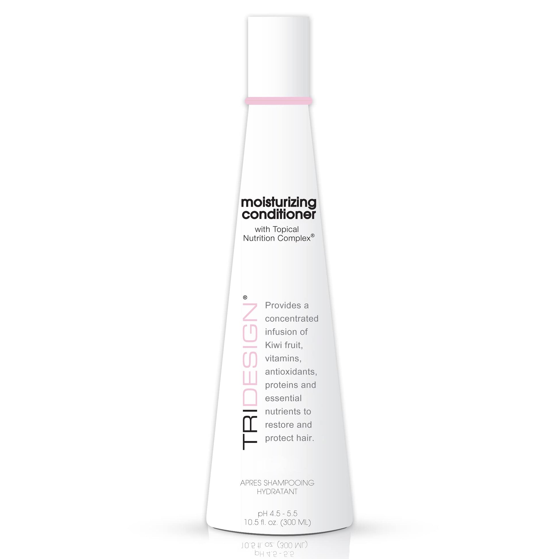 White Smoke TRIDESIGN TRI Moisturizing Conditioner - Hydrating Dry & Damaged Hair, Infused Wheat Protein to Protect, Repair & Restores Moisture to Curly, Straight, Wavy Treated Hair - 10.5 Fluid Ounce
