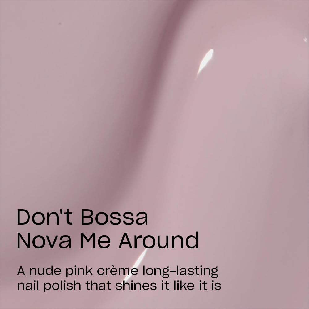 Dark Gray OPI Infinite Shine Don't Bossa Nova Me Around | Opaque Soft Beige Crème Long Wear Gel Like Nail Polish | Vegan, Long Lasting, Streak Free