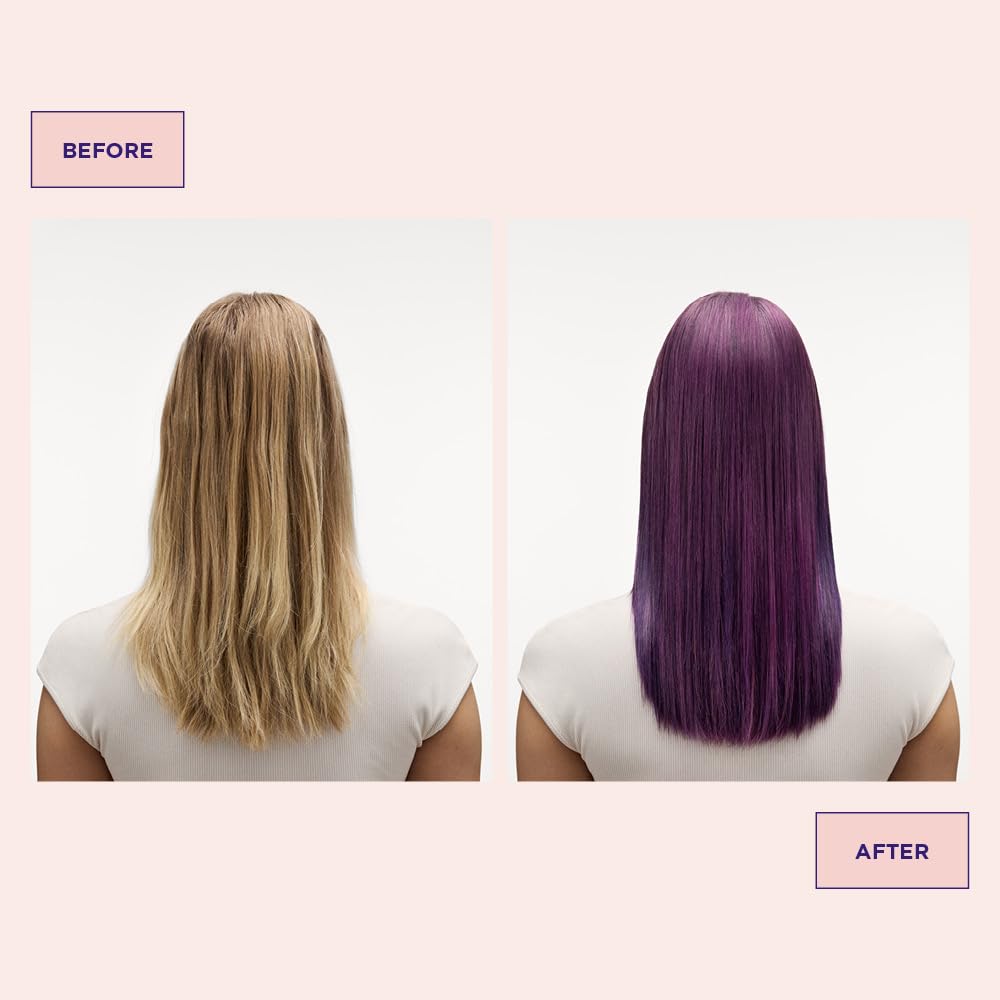 Misty Rose Maria Nila Color Refresh, Vivid Violet 10.1 Fl Oz, Purple/Violet Hair Mask, Semi-Permanent Pigments, 100% Vegan & Sulfate/Paraben free
