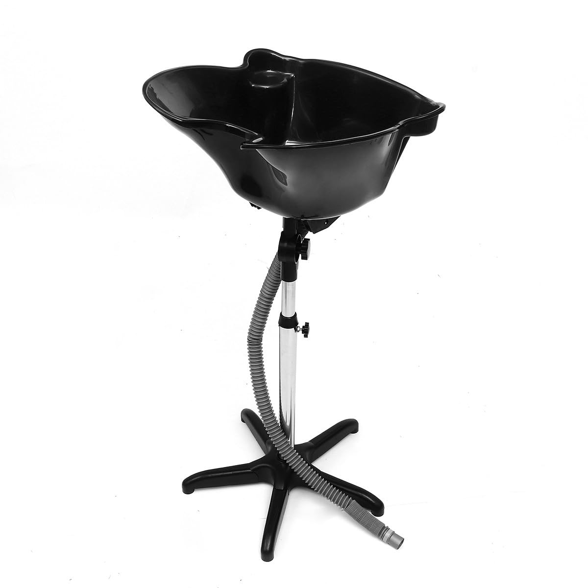 White Smoke HorizonMart - Portable Hairdressing Sink - Adjustable Height Salon Shampoo Bowl | Hair Washing Sink with Drain Hose for Home & Professional Use!