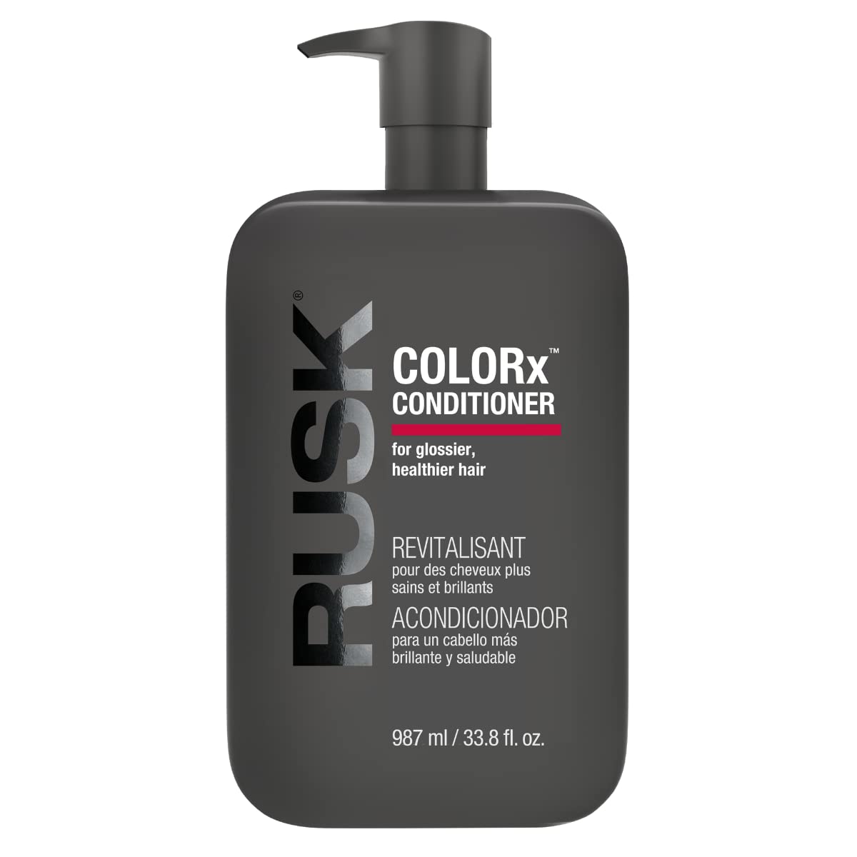 Dark Slate Gray RUSK COLORx Color Care, Weightless Conditioner, Repairs and Conditions, Extend and Protect Color From Fading Up To 35 Washes, 33 oz