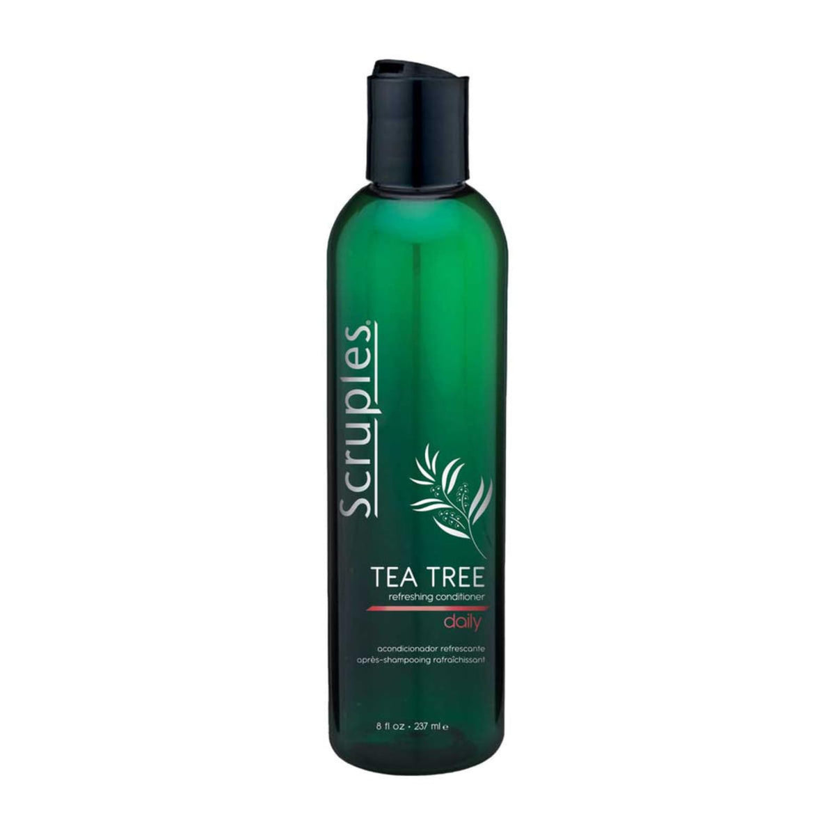White Smoke Scruples Tea Tree Conditioner - Refreshing Hair Conditioner with Jojoba Oil & Hydrolyzed Keratin for Frizz Control & Damage Reduction - Improves Shine and Moisturizes Dry, Brittle Hair (8oz)