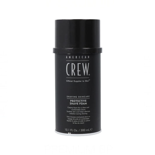 Dark Slate Gray American Crew Shave Cream for Men, Protective Shave Foam, 10.1 Fl Oz