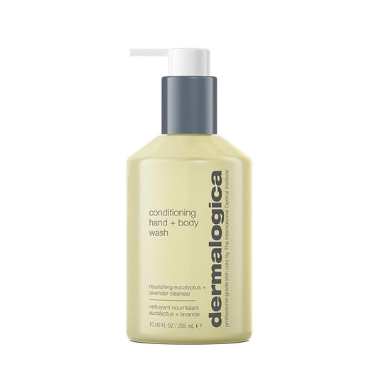 White Smoke Dermalogica Conditioning Hand + Body Wash (10 Fl Oz) Shower Gel with Tea Tree Oil and Eucalyptus Oil - Gently Conditions and Cleanses