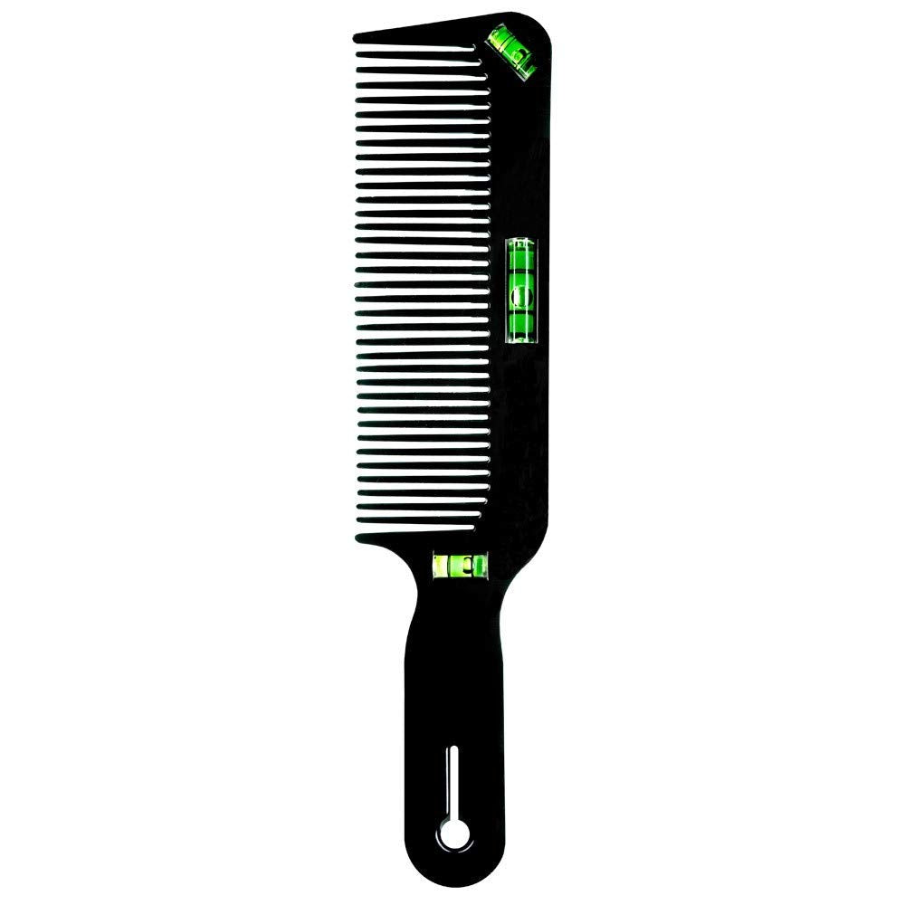Black Burmax Scalpmaster Clipper Comb with Levels
