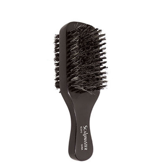 White Smoke Burmax SCALPMASTER Barber Grooming 2 Sided Club Brush 100% Boar Bristle SB-SC2212