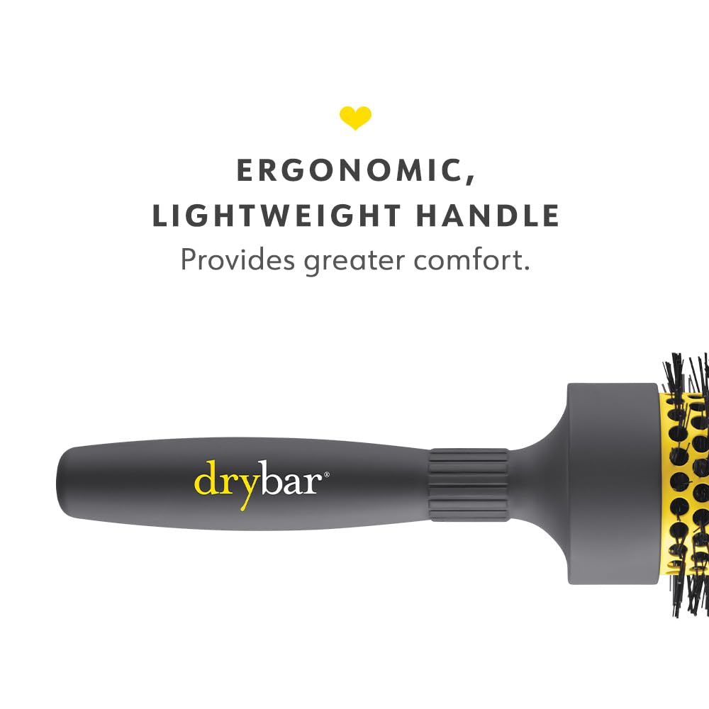 White Smoke Drybar Double Pint Large Ceramic Round Brush, 2.75" Barrel