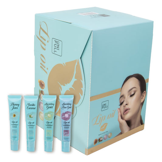 White Smoke UNI FULL Lip Oil Mint Set (15ml, 4 Flavors X  6 Each)