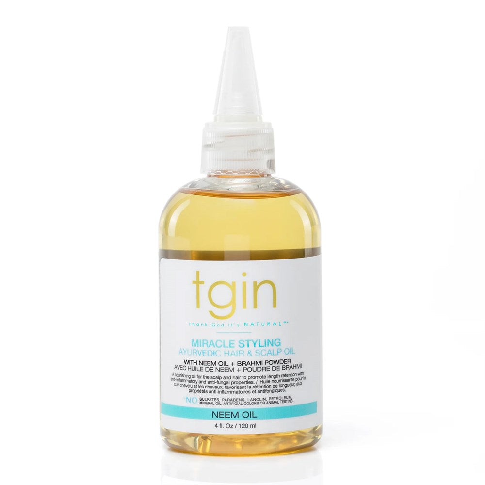White Smoke TGIN Miracle Styling Ayurvedic Hair &amp; Scalp Oil (4oz)