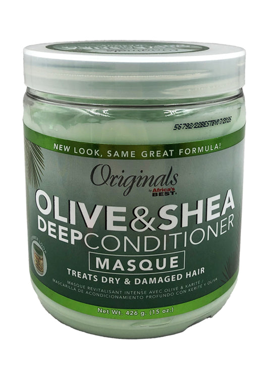 White Smoke Africa`s Best A/B Organics Olive Oil&Shea Deep Conditioner/Masque(15oz) #54