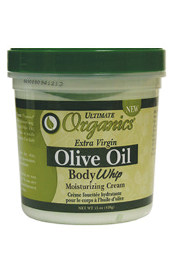 White Smoke Africa`s Best A/B Ultimate Organics Olive Oil Body Whip Moist. Cream(15oz)#44