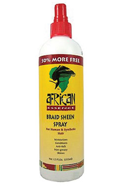 White Smoke African Essence Braid Sheen Spray(12oz)#24