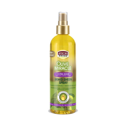 White Smoke African Pride Braid Spray - Extra Shine(12oz)#13