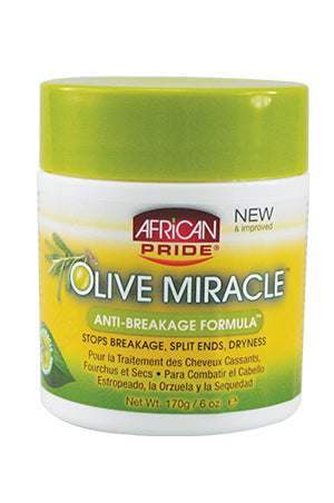 Olive Drab African Pride Olive Miracle Creme Anti-Breakage(6oz)#33