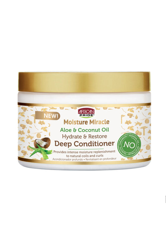 White Smoke African Pride Aloe & Coconut Oil Deep Conditioner (12 oz) #109