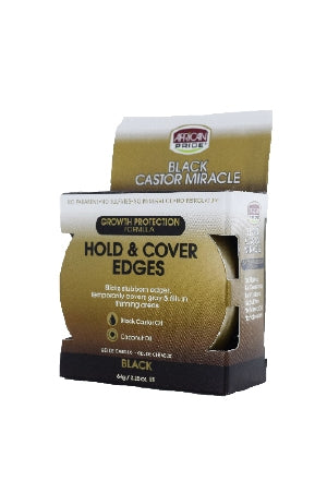 White Smoke African Pride BCM Hold & Cover Edges-Black(2.25oz)#81