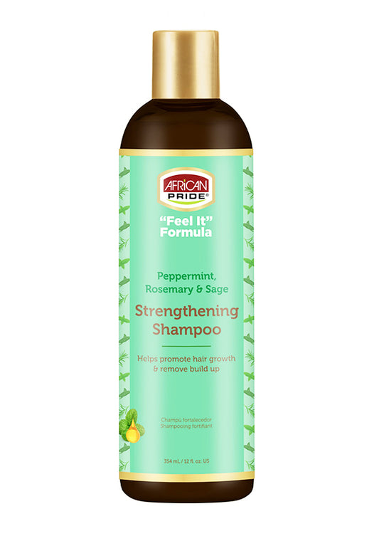 Powder Blue African Pride Peppermint, Rosemary & Sage Strengthening Shampoo (12 oz) #102