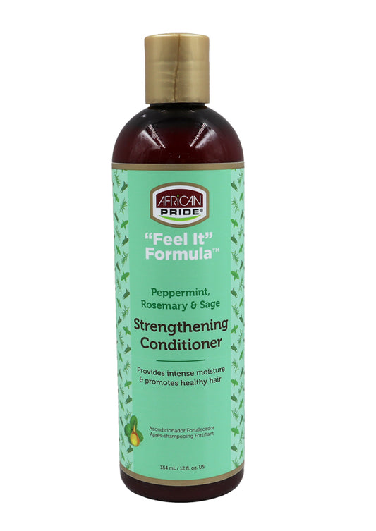 White Smoke African Pride Peppermint, Rosemary & Sage Strengthening Conditioner (12 oz) #106