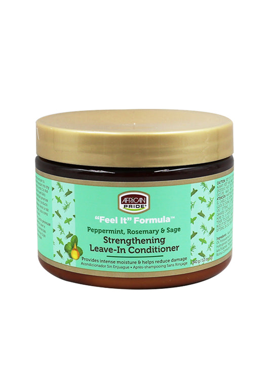 White Smoke African Pride Peppermint, Rosemary & Sage Strengthening Leave-in Conditioner (12 oz) #108