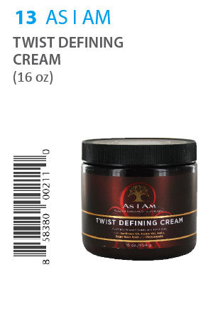 White Smoke As I Am Twist Defining Cream(16oz)#13