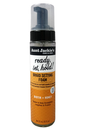 Aunt Jackie's ready, set, hold! Braid Setting Foam (8.5 oz) #59