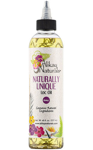White Smoke Alikay Naturals Naturally Unique Loc Oil(8oz) #24