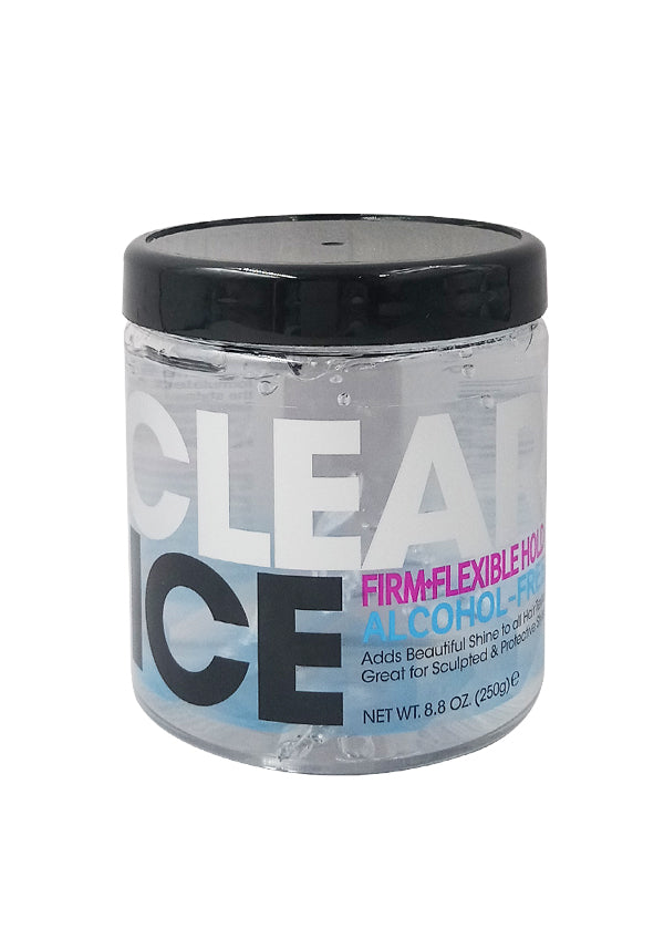 Gray Ampro CLEAR ICE Firm.Flexible Hold Gel (8.8 oz) #94