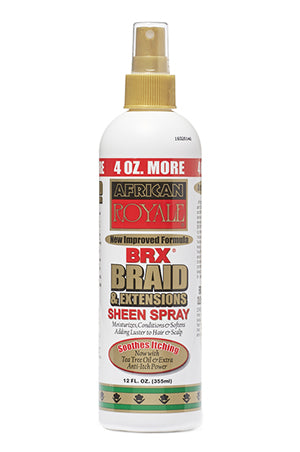 White Smoke African Royale Braid Sheen Spray(12oz) #9