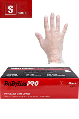 White Smoke BAB Pro Vinyl Gloves-Small#BESTOUCPFSUC-pc