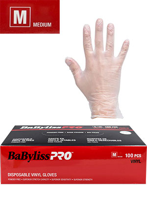 White Smoke BAB Pro Vinyl Gloves-Med#BESTOUCPFMUC-pc