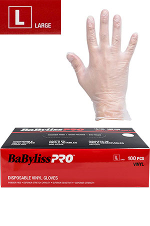 White Smoke BAB Pro Vinyl Gloves-LG#BESTOUCPFLUC-pc