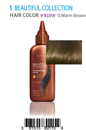 Beautiful Collection Hair Color #B15W(D.Warm Brown)