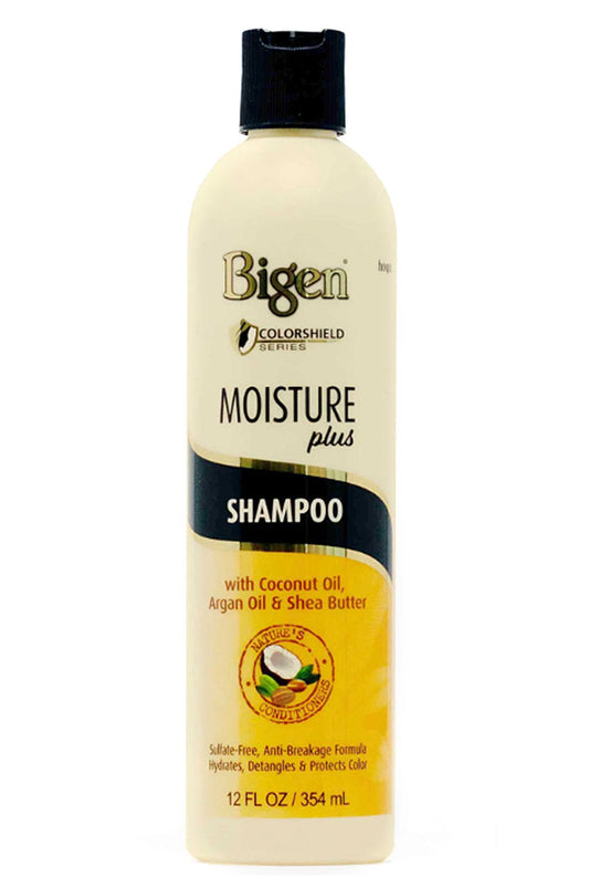 Antique White Bigen Color Shield Moisture Plus Shampoo - Coconut oil, Argan oil & Shea butter (12oz) #40