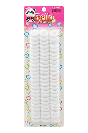 Bello O Ring Small White 40PC/PK #61015