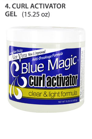 White Smoke Blue Magic Curl Activator Gel (15.25oz) #4