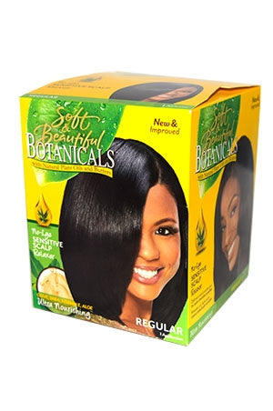 White Smoke Botanicals No-Lye Sensitive Scalp Relaxer Kit(Reg)-1 App#1