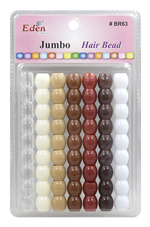 Eden XLG Blister JUMBO Round Bead -Brown Tone #BR63BNM -pk