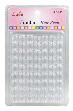 Eden XLG Blister JUMBO Round Bead -Crystal #BR63C -pk