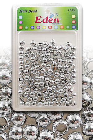 Eden XLG Blister Med Round Bead -Silver #BR9MSIL -pk