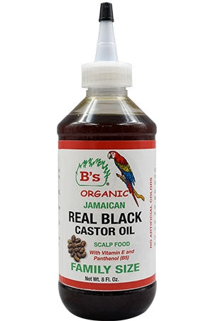White Smoke B's Organic Jamaican Black Castor Oil -Family size(8oz)#30