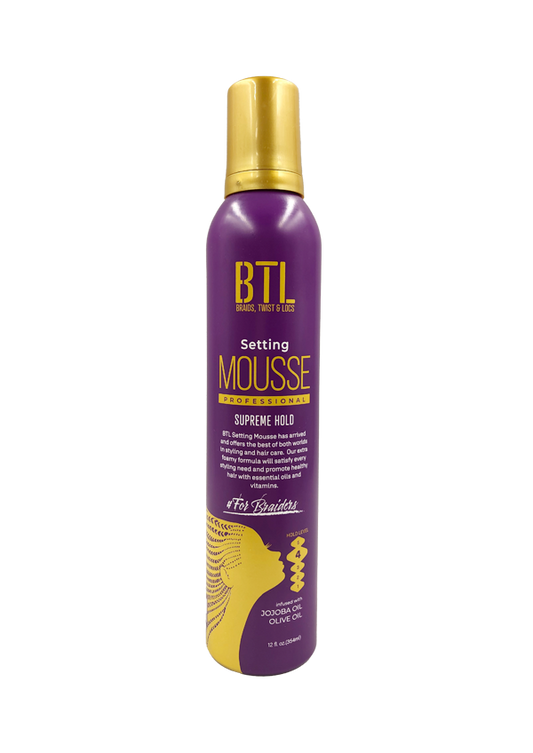 Dark Slate Blue BTL Setting Mousse_Supreme Hold (12oz) #13