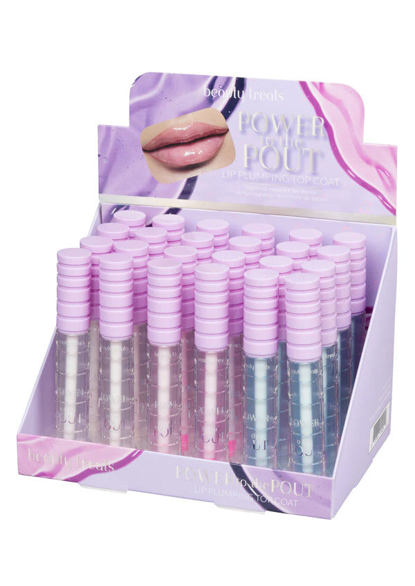 Beauty Treats Lip Plumping Top Coat (Item#514 /24 pc/ds) #124
